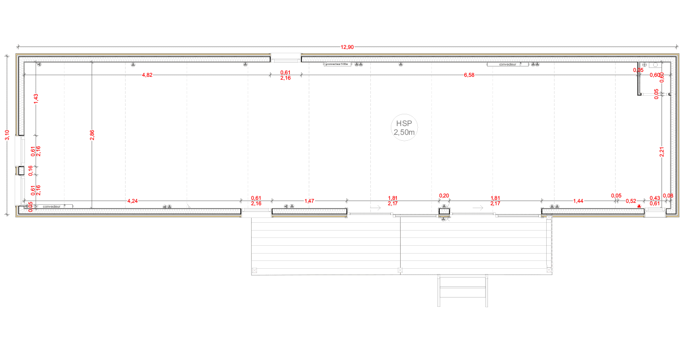 gk40I-interieur-dimensions Plans intérieurs du studio de jardin de 40m2 en I