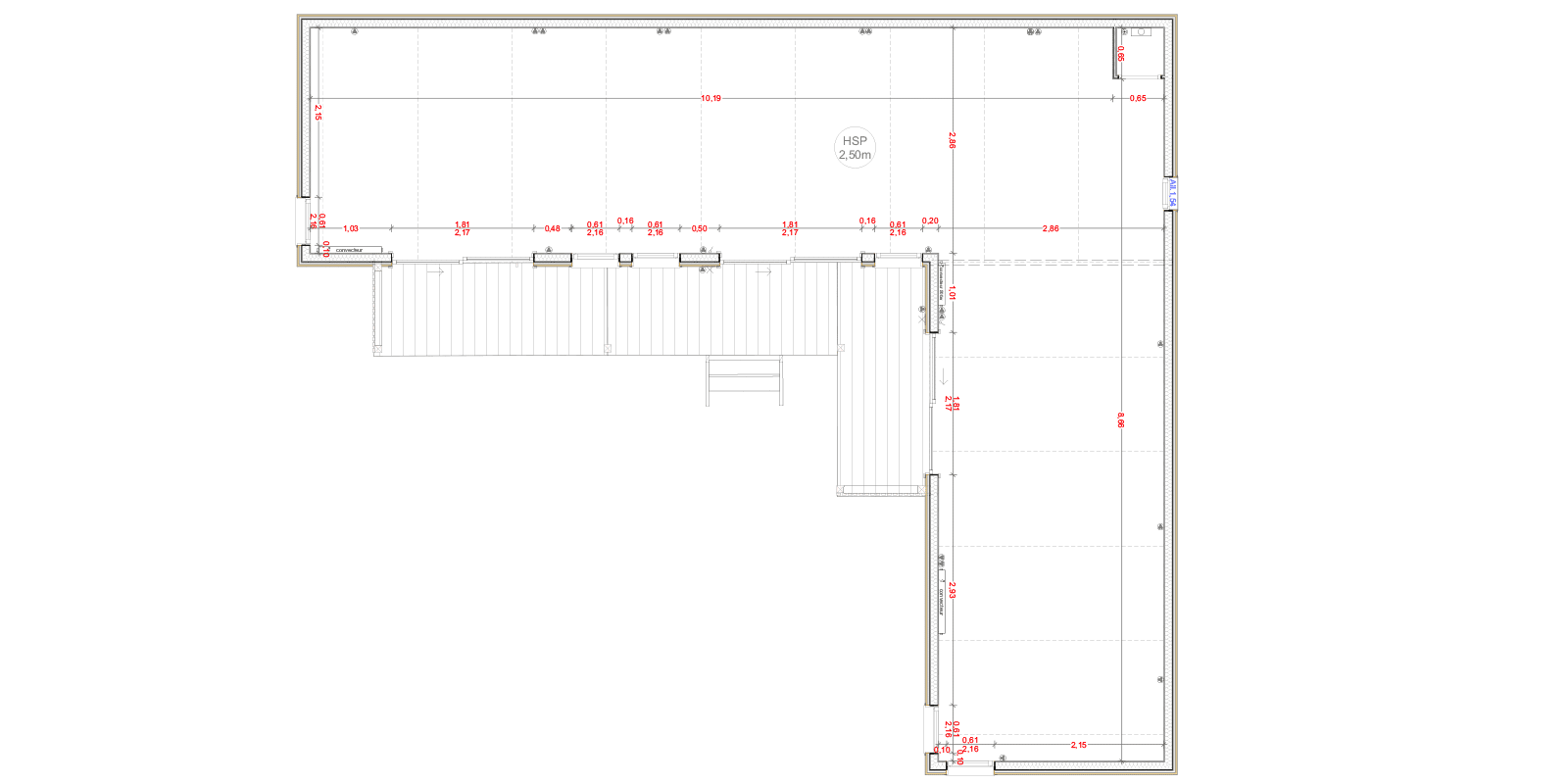 gk50l-interieur-dimensions Dimensions d'un studio de 50m2