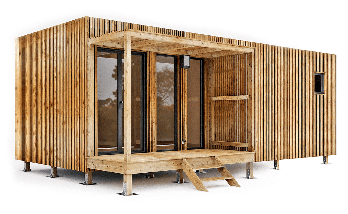 profil-gk25I-plus Visuel 3D du studio de jardin de 25m2 de plain pied