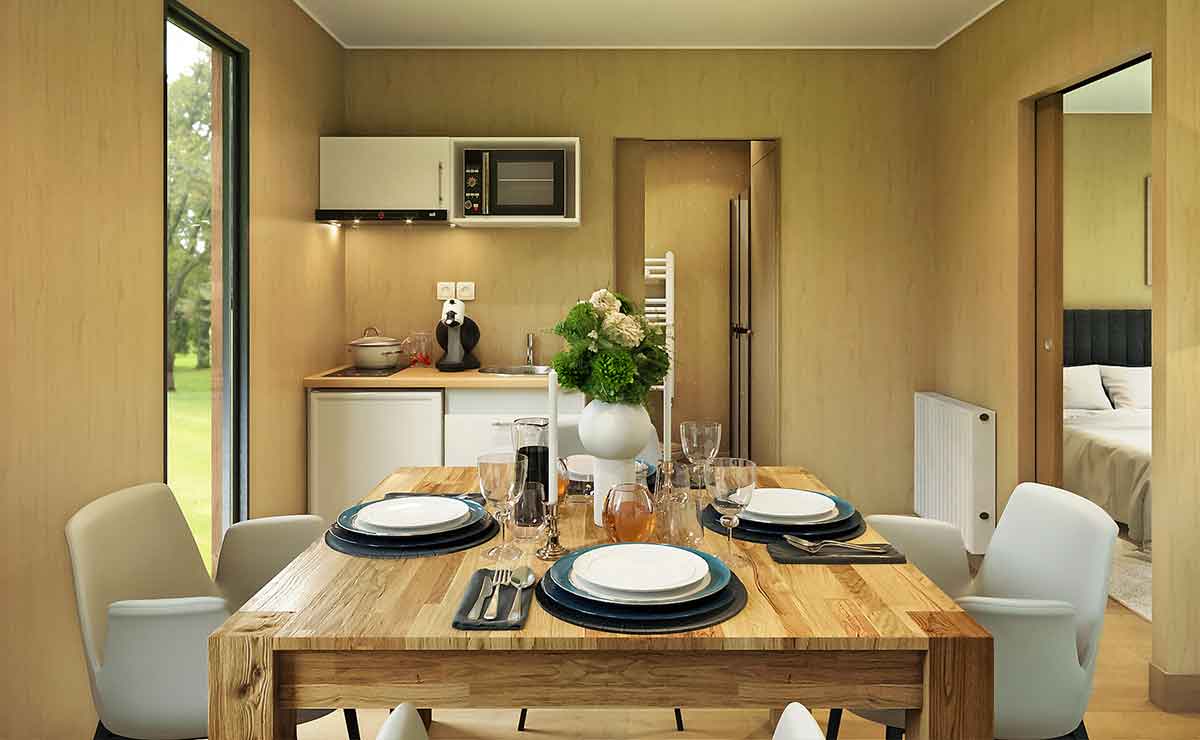 visuel-maison-cube-equipe-2 Salle à manger d'une maison cube de 40m2 en bois