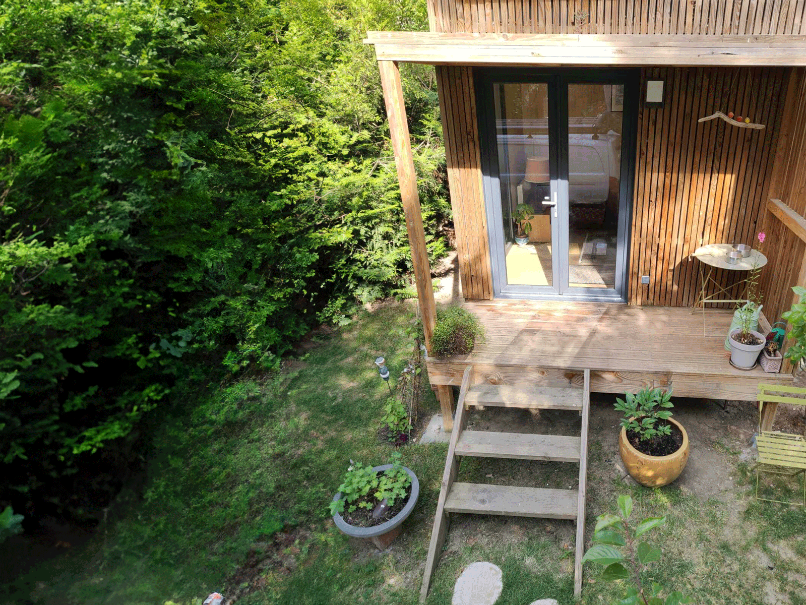 Studio de jardin de haut