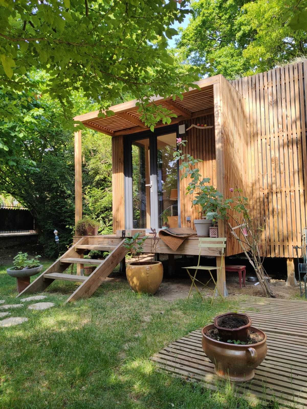 Studio dans un jardin