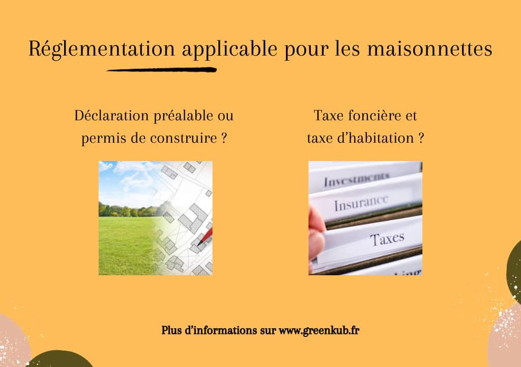 Réglementation applicable pour les maisonnettes