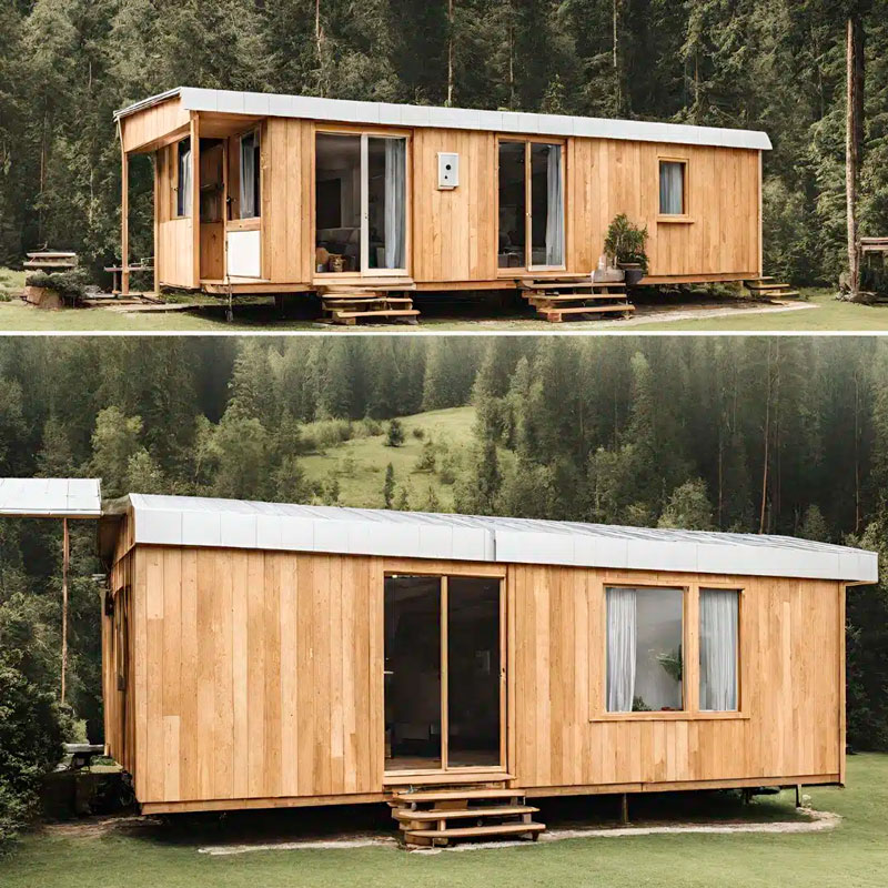 Mobil home en bois