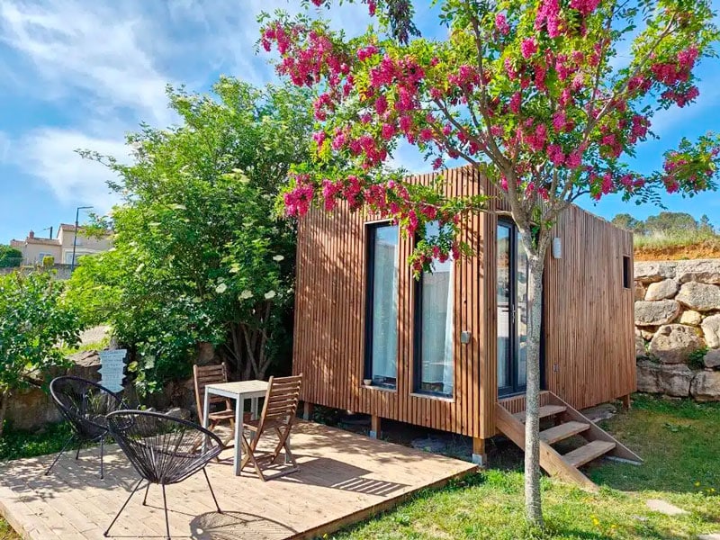 Un studio de jardin en bois