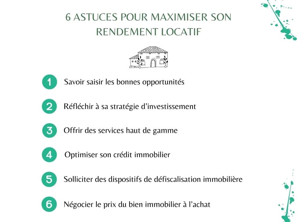 6 astuces pour maximiser son rendement locatif