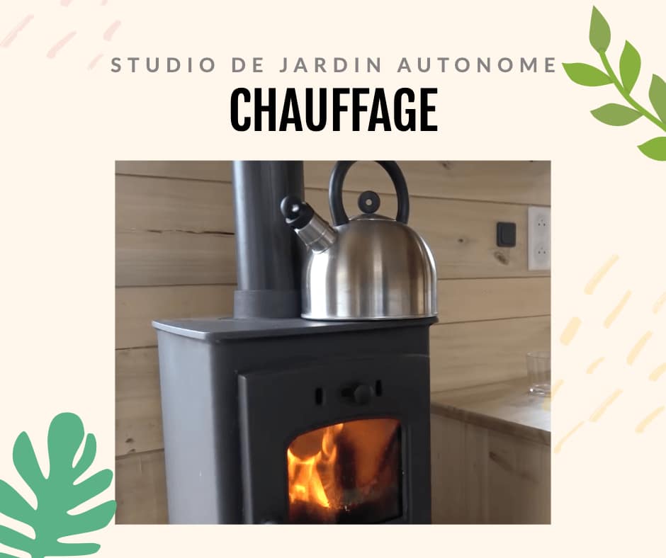 Chauffage d'un studio de j'ardin autonome