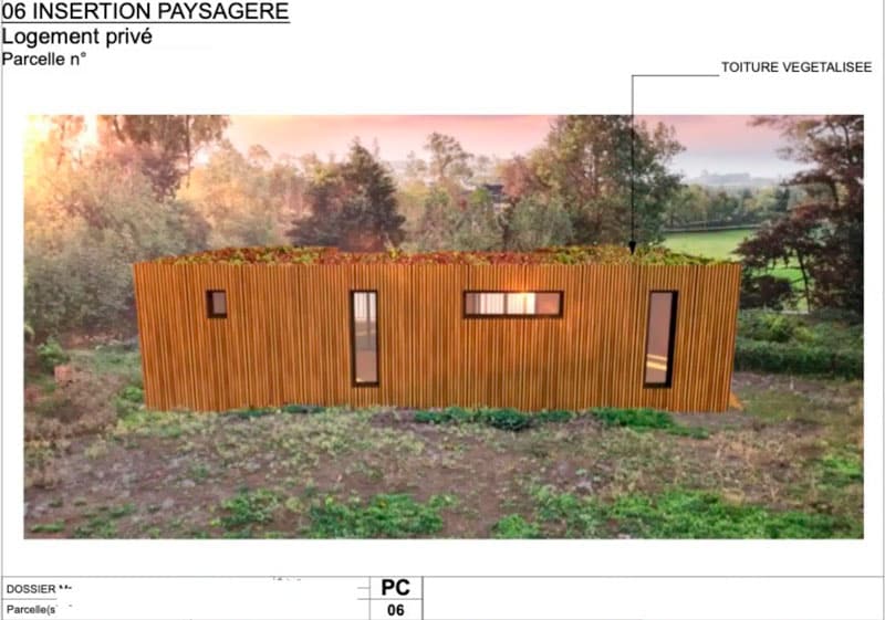 Insertion paysagère suite à un permis de construire