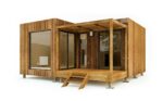 Un studio en bois de 25m2 en L