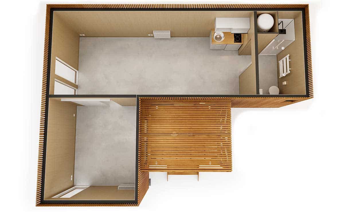 35-top-vide.jpg Intérieur vide d'un studio de jardin de 35m2