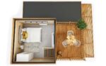 Aménagement d'une mezzanine tropézienne d'un studio de 40m2