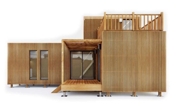 Un studio de jardin de 50m2 en duplex avec une tropézienne