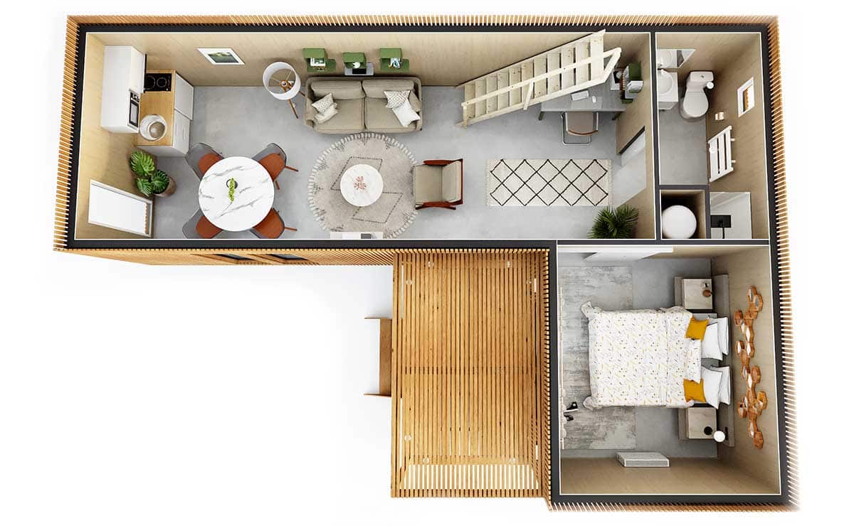 50t-top-full.jpg Aménagement intérieur d'un studio de jardin de 50m2