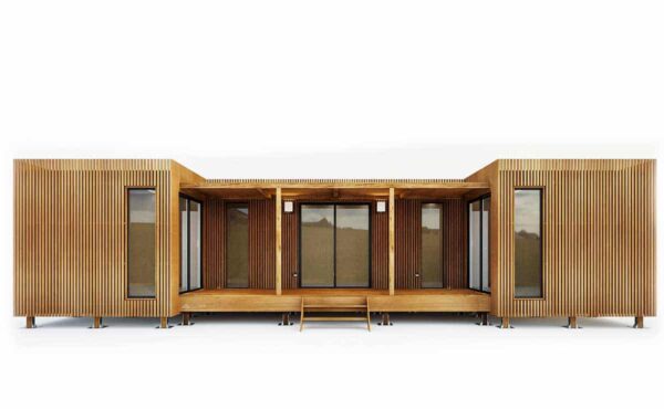 Une maison de jardin en U de 50m2