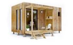 Un bureau de jardin en bois de 15m2