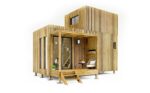 Un bureau de jardin de 30m2 avec une mézzanine