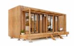 Bureau de jardin de plain pied, 30 m² en longueur
