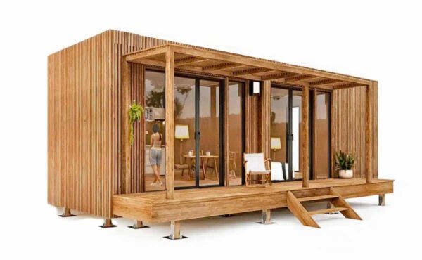 Chambre d'hôte et étudiante en bois de 30m2