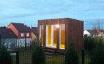 Un bureau de jardin de 11m2 servant de pièce de travail