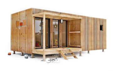 Un studio de jardin de 25m2 servant de micro-crèche à domicile