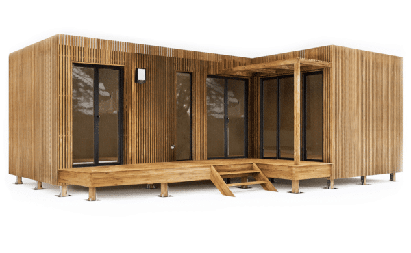 Une maison en bois de 40m2
