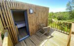Terrasse tropézienne d'un studio de jardin de 25m2