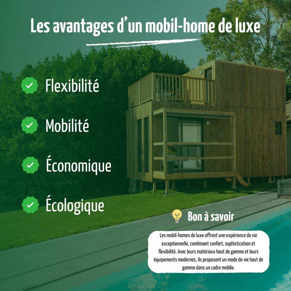 Les avantages d'un mobil-home de luxe