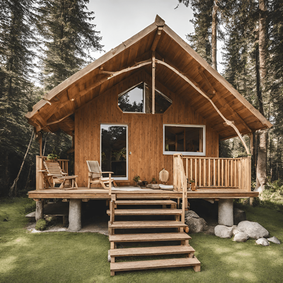 Un bungalow en bois