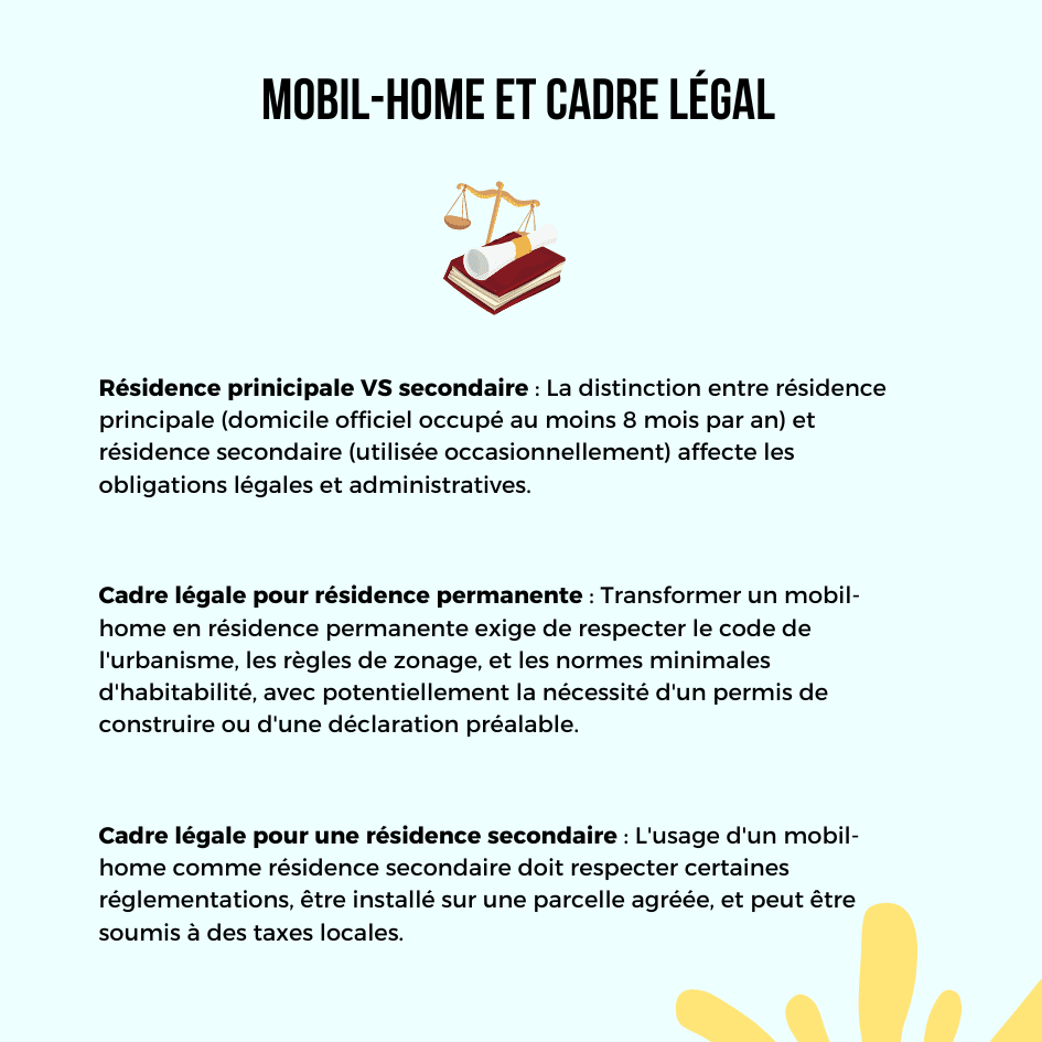 Cadre légal pour l'achat d'un mobil-home