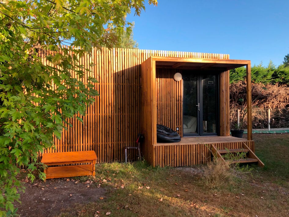 Une tiny house en bois
