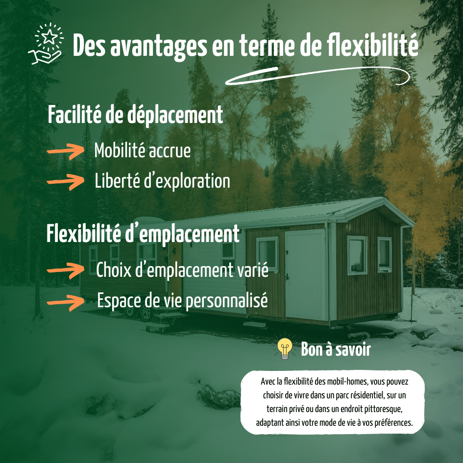 Les avantages d'un mobil-home en terme de flexibilité