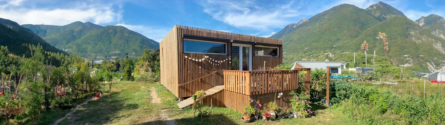 studio de jardin en cube de 40 m2