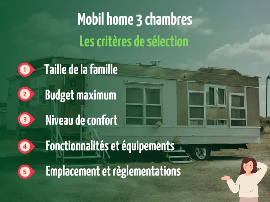 Les critères de sélection pour acheter un mobil-home 3 chambres