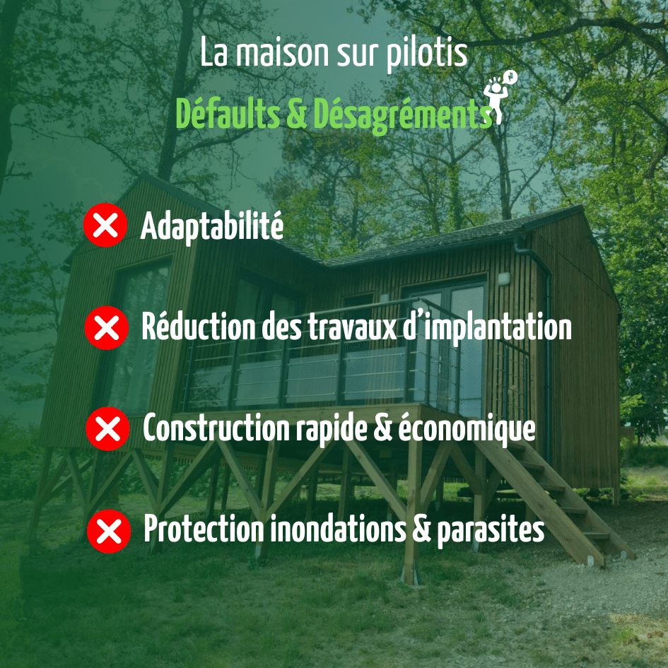 Les inconvénients d'une maison sur pilotis