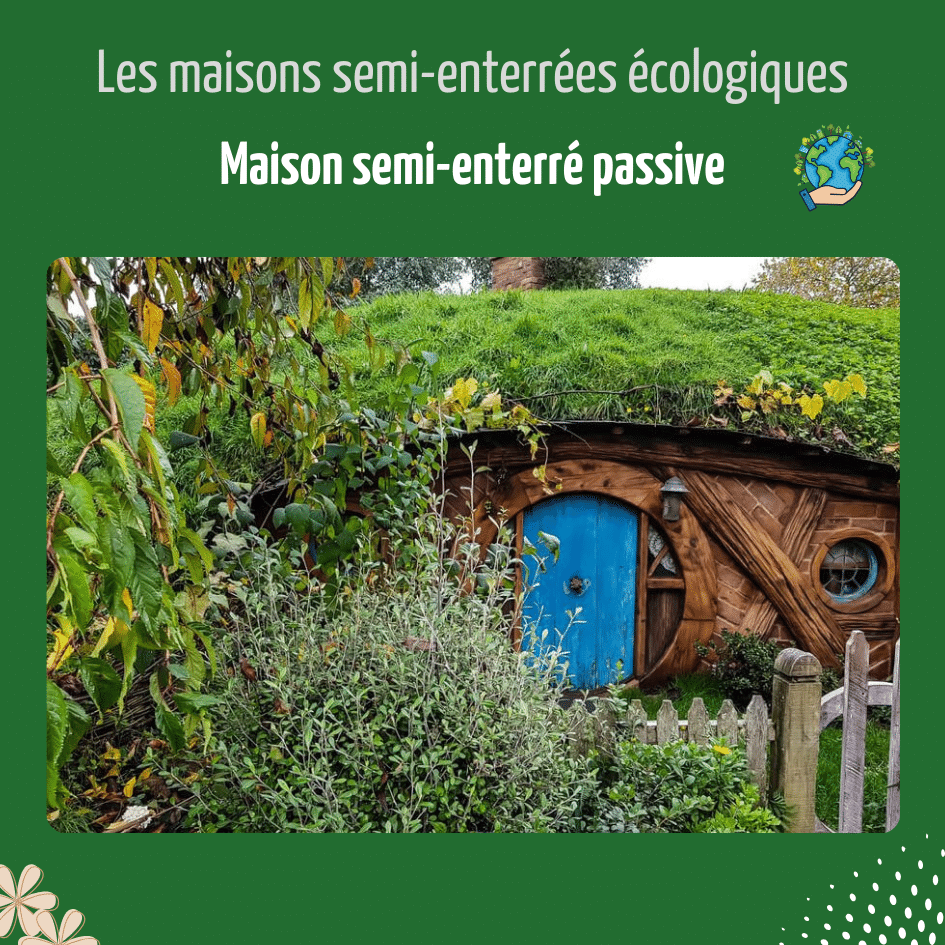 Une maison semi-enterré passive