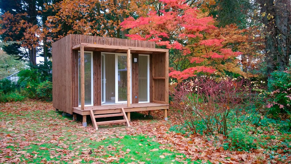 Une Tiny house en bois