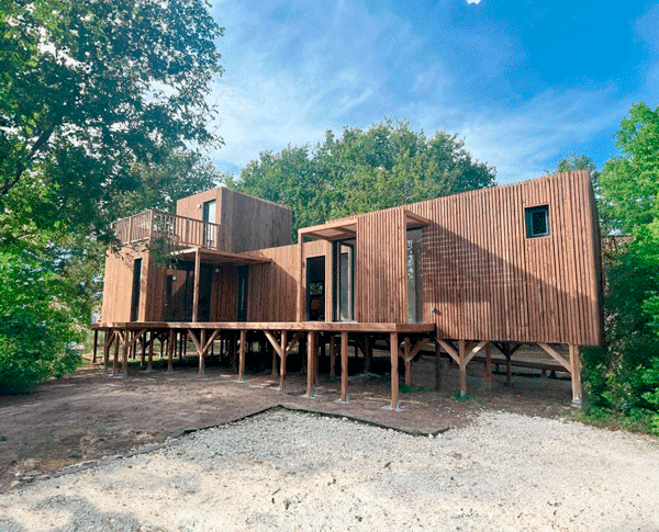 Une maison écologique en bois