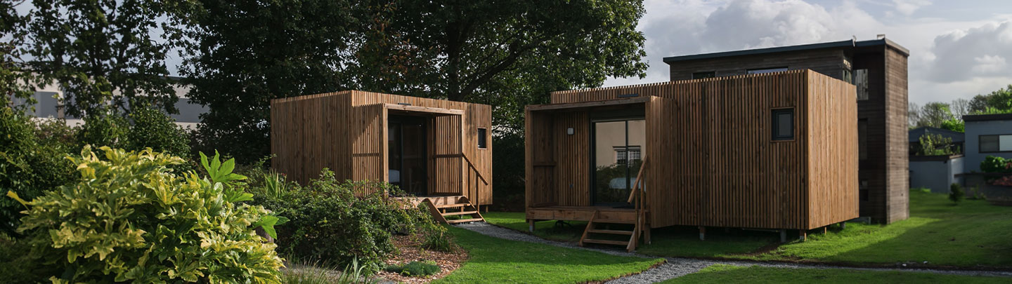 2 studios de jardin de 20 m2