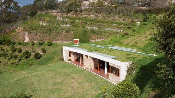 Prix d'une maison enterrée