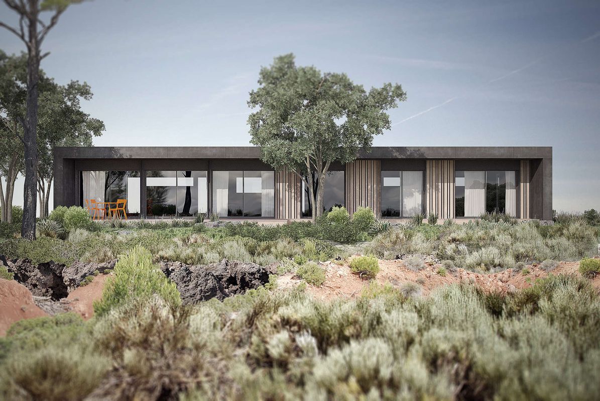 Maison passive moderne