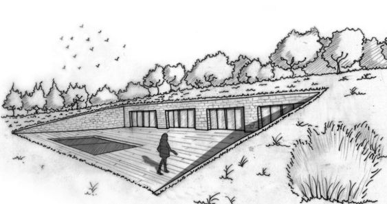 Choix du terrain pour une maison enterrée