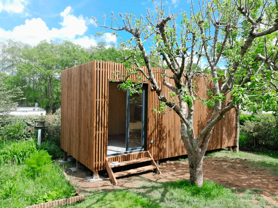 Maison écologique en bois 